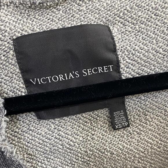 Victoria Secret Gray Women's Sweatshirt with Hood XS - Picture 3 of 3